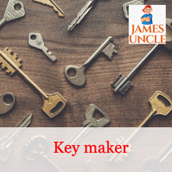 Key maker Mr. Milan Das in Kamarhati